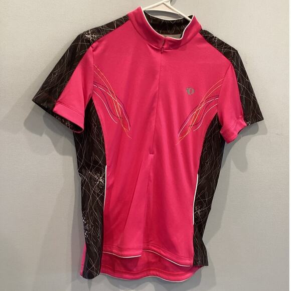 Pearl Izumi Women Cycling Jersey L Large Biking Kit Pink Select Triatholon Girly - Picture 1 of 13